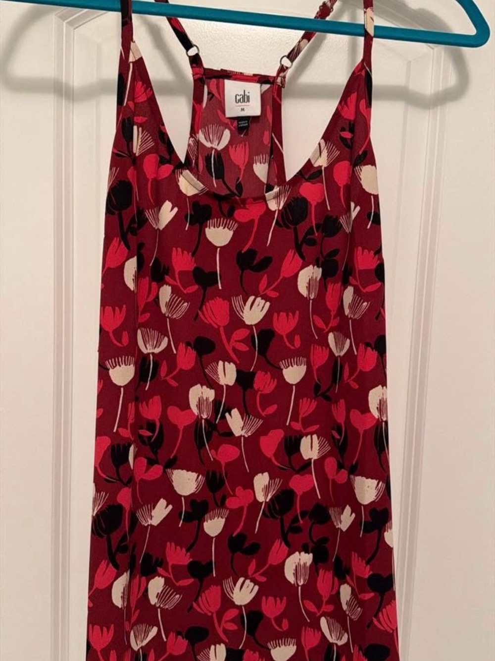 CAbi Blossom Racerback Cami 
Style #8005